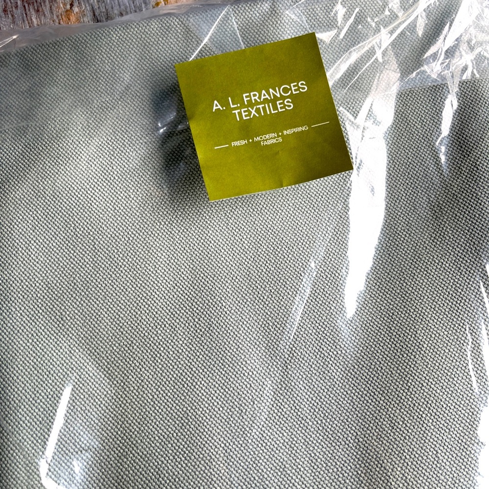 Canvas Fabric Color: Sea Salt - AL Francis Textiles 60” by 37”